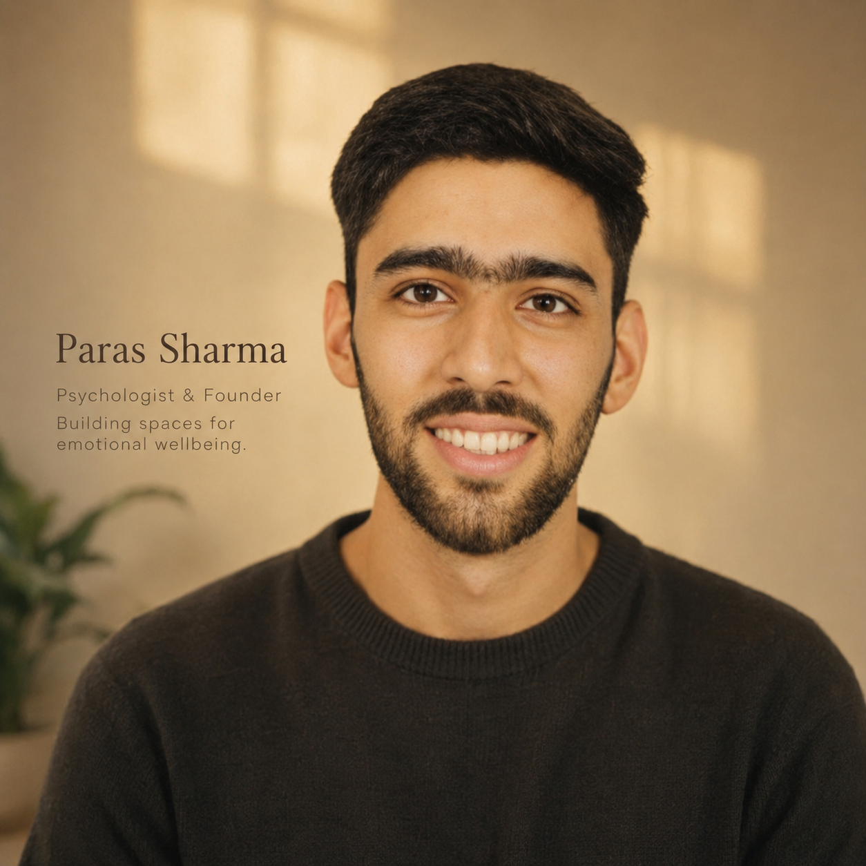 Paras Sharma Founder The Hope Hug